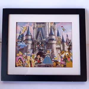 Disney Framed 4 Pin Castle Set (Where Dreams Come True)